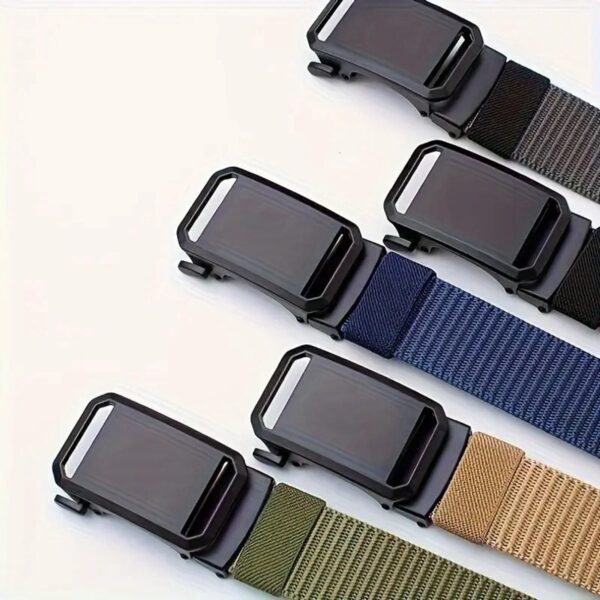Crème Riem met Zwarte Gesp model LY005 - Afbeelding 2