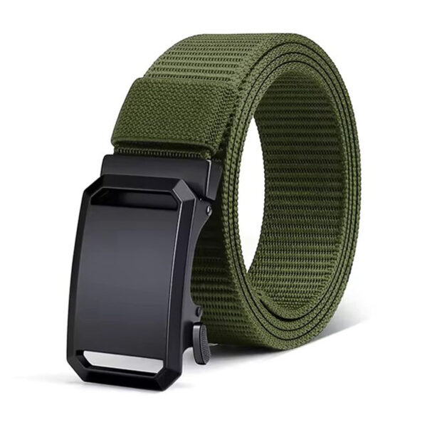 Groene Riem met Zwarte Gesp model LY005