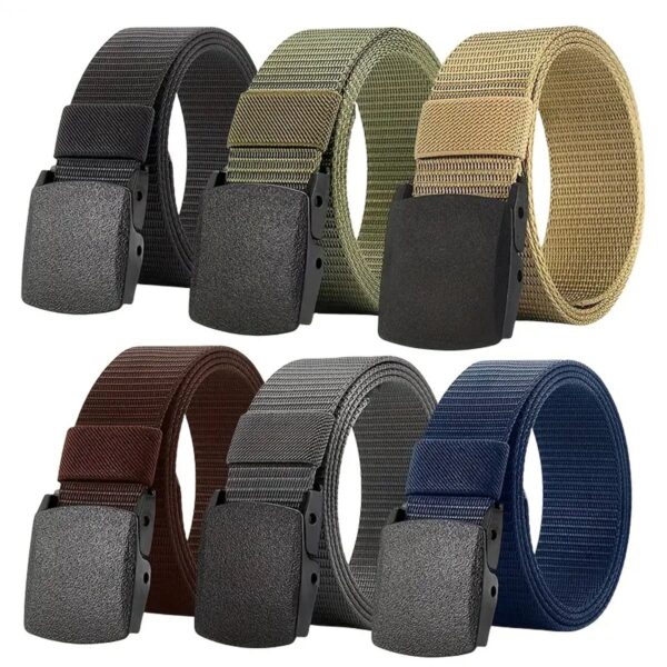 Groene Riem met Zwarte Gesp model AY007 - Afbeelding 2